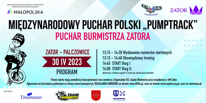 Rowerowe emocje i niezapomniane chwile - Puchar Polski w Pumptracku w Palczowicach.